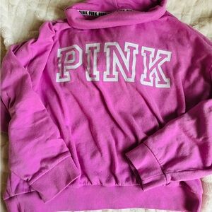 PINK Victoria's Secret Bright Pink Logo Top